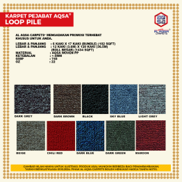 KARPET PEJABAT AQSA LOOP PILE