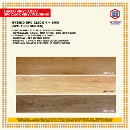 SPC FLOORING AQSA 1000 SERIES (DEALER)