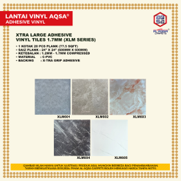 VINYL ADHESIVE TILES AQSA XLM SERIES (DEALER)