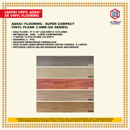 VINYL FLOORING AQSA SX SERIES (DEALER)